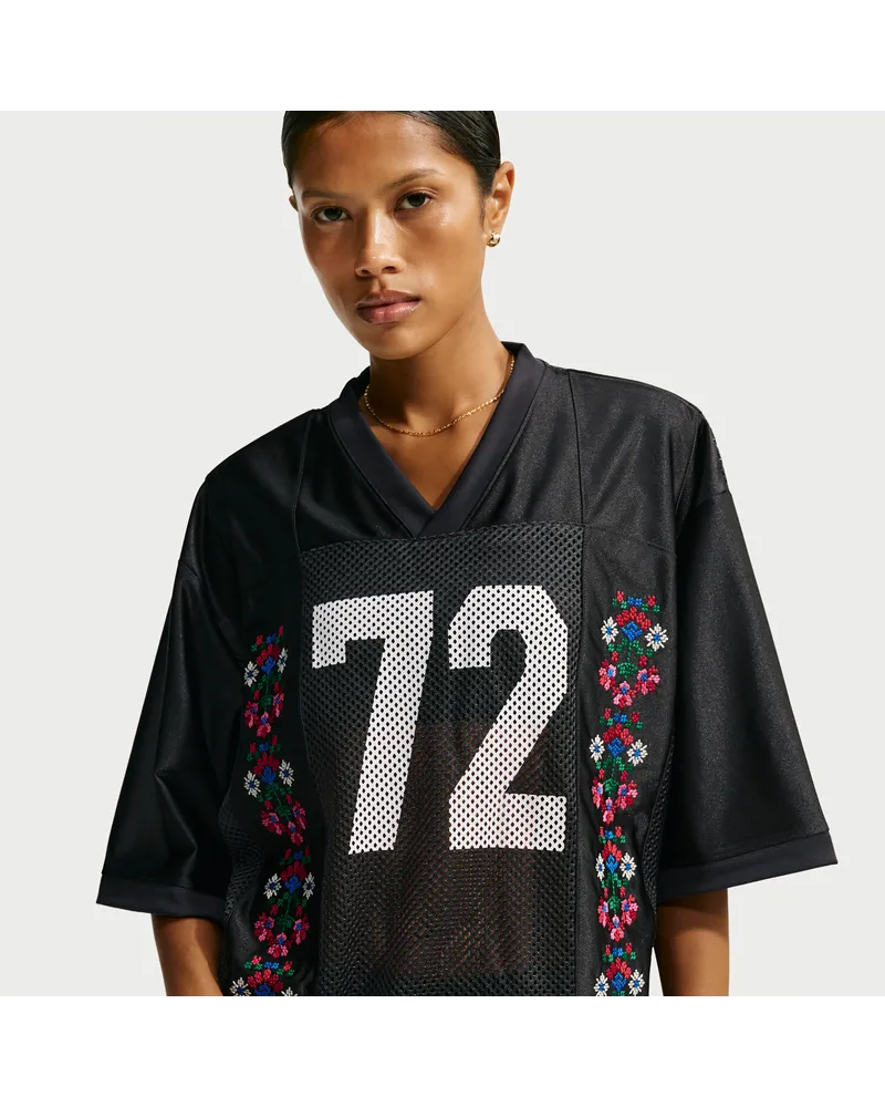 Nike Oversize-Kurzarmtrikot mit Grafik (Damen) - Schwarz Schwarz