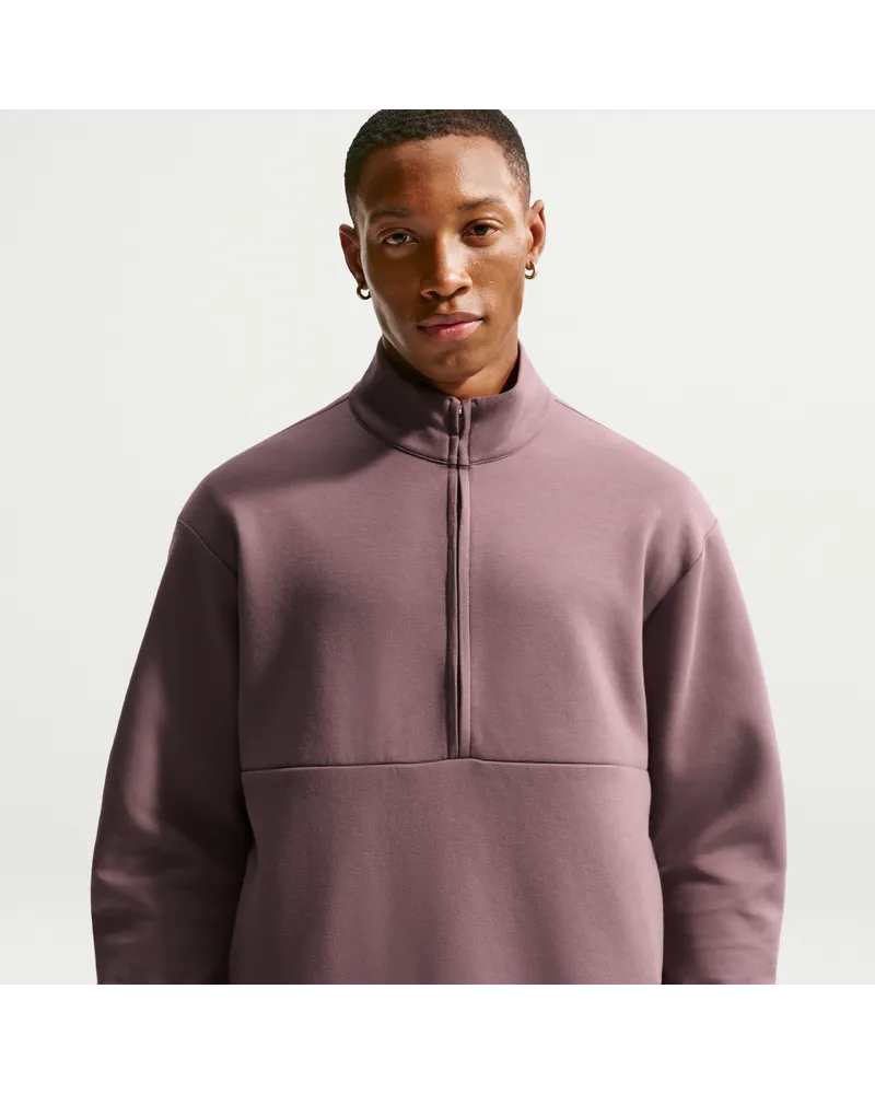 Nike 24.7 ImpossiblySoft Oberteil mit Dri-FIT-Technologie und Halbreißverschluss (Herren) - Lila Lila