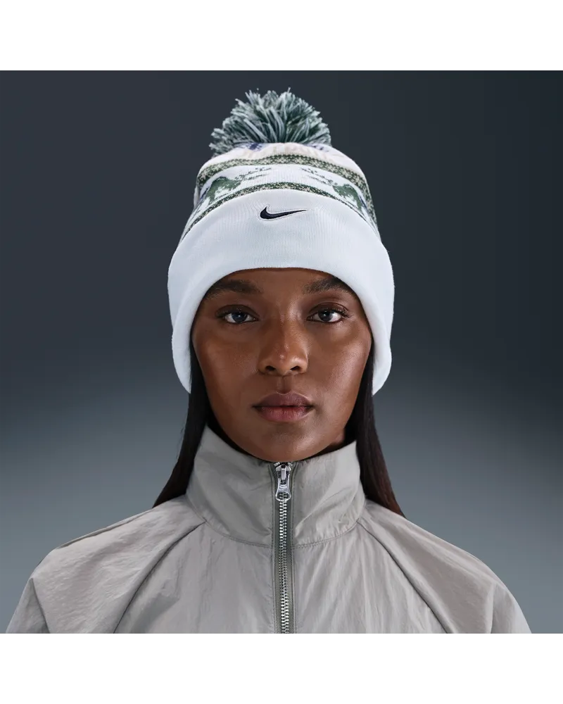 Nike Peak Winter-Wonderland-Beanie - Weiß Weiß