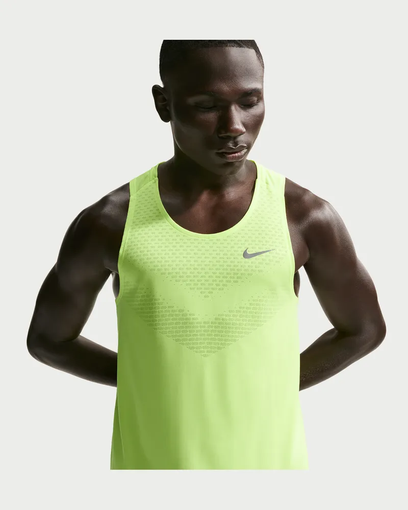 Nike Stride Dri-FIT ADV Lauf-Tanktop (Herren) - Gelb Gelb