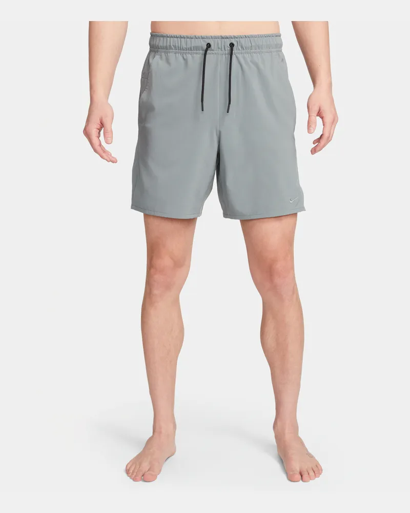 Nike Unlimited vielseitige Dri-FIT Herrenshorts ohne Futter (ca. 18 cm) - Grau Grau