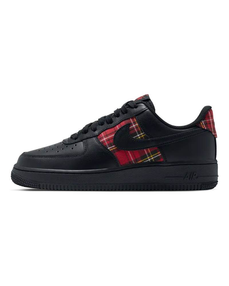 Nike Air Force 1 '07 "Plaid" Schuh (Damen) - Schwarz Schwarz
