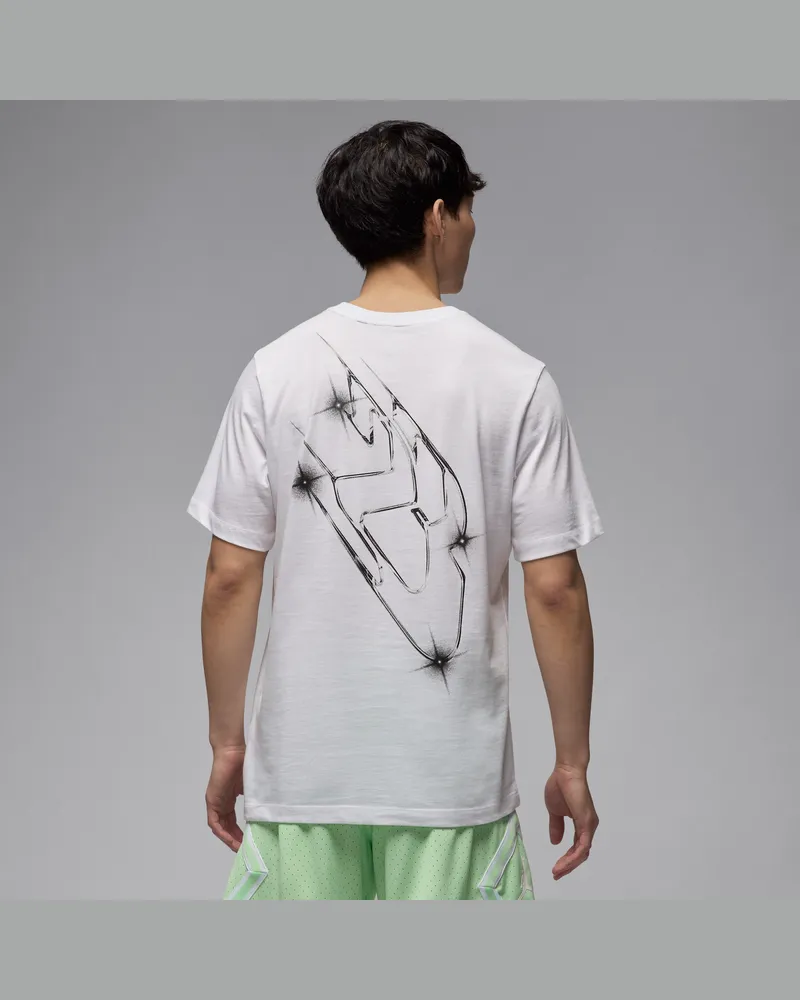 Jordan Sport T-Shirt mit Dri-FIT-Technologie für Herren - Weiß Weiß