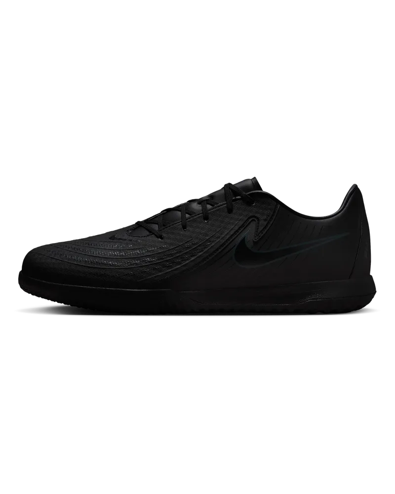 Nike Phantom GX 2 Academy IC Low-Top-Fußballschuh - Schwarz Schwarz