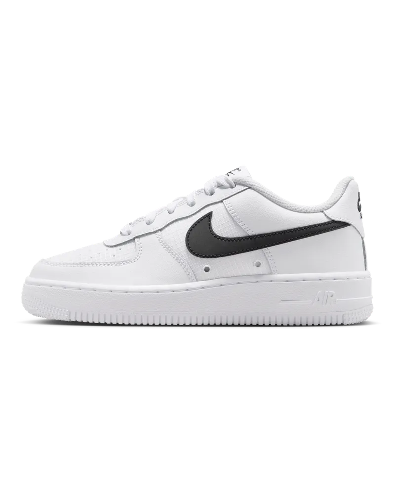 Nike Air Force 1 Tech Schuh (ältere Kinder) - Weiß Weiß