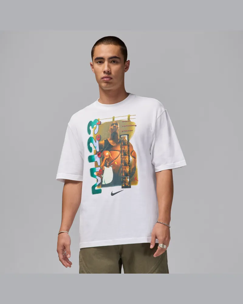 Nike Jordan Kurzarm-T-Shirt für Herren - Weiß