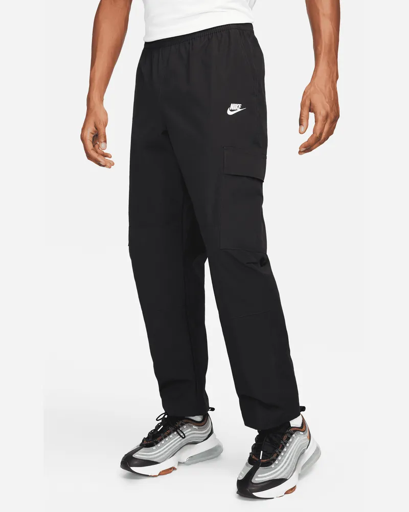 Nike Club Cargo-Webhose für Herren - Schwarz Schwarz