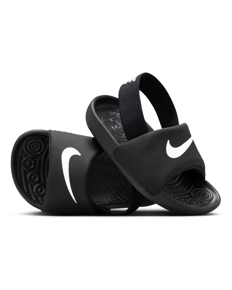 Nike Kawa Badeslipper für Babys und Kleinkinder - Schwarz Schwarz