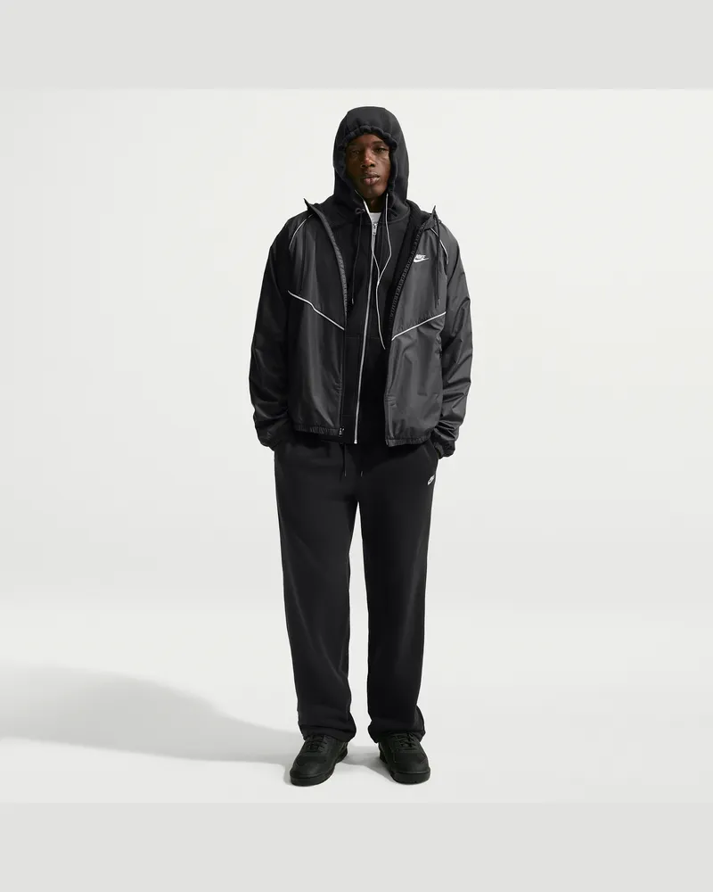 Nike Club Bungee-Hose aus Fleece (Herren) - Schwarz Schwarz