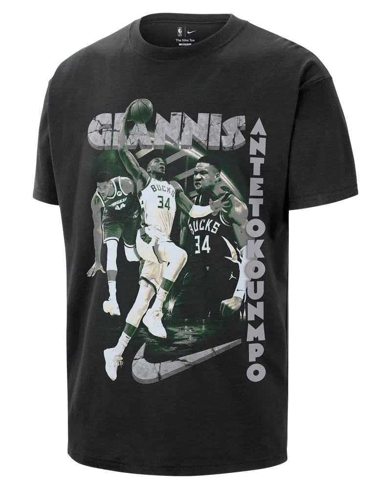 Nike Giannis Antetokounmpo  NBA-T-Shirt für Herren - Schwarz Schwarz