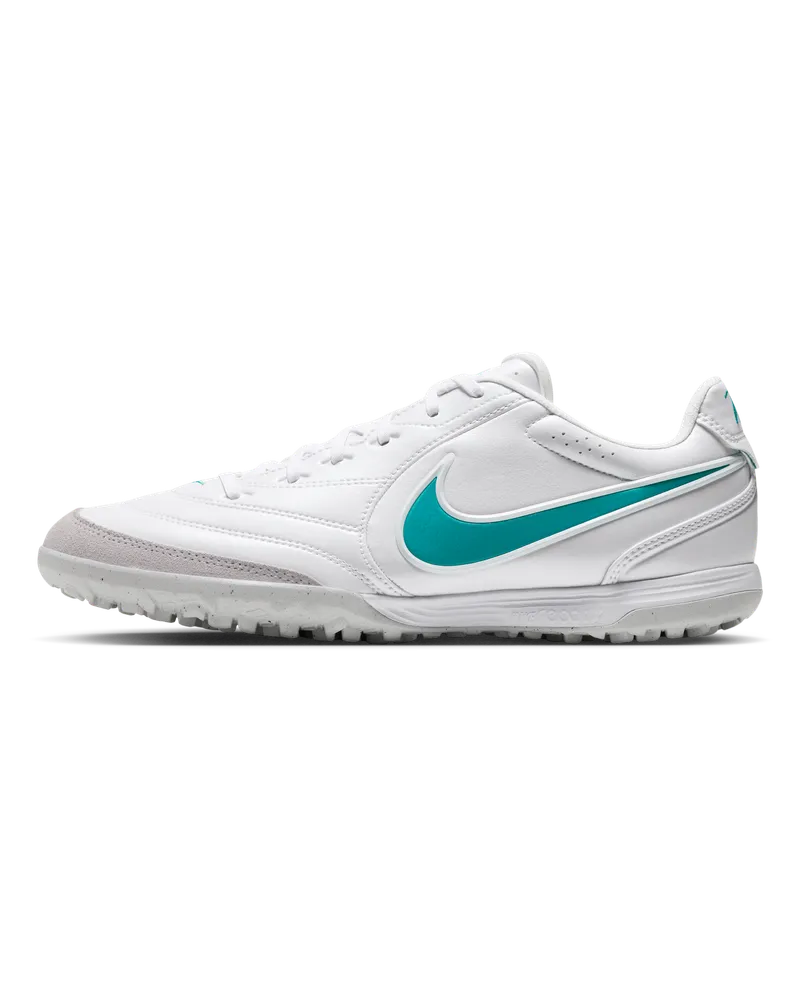 Nike Tiempo Ligera Pro Low-Top-Fußballschuh für Turf - Weiß Weiß