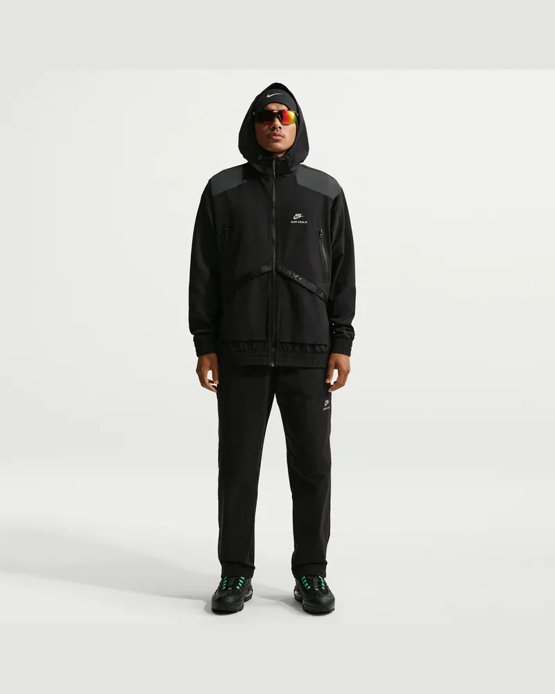 Nike Air Max Herrenhose aus Webmaterial - Schwarz Schwarz