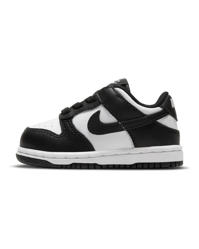 Nike Panda Dunk Low Schuh für Babys und Kleinkinder - Weiß Weiß