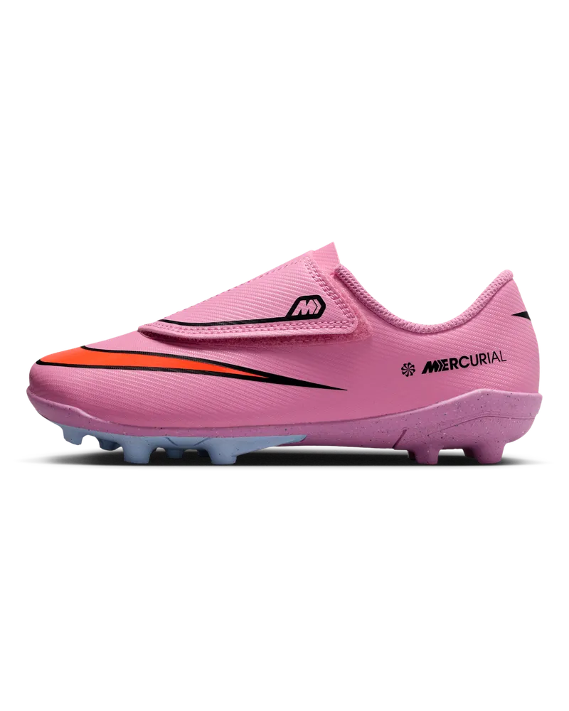Nike Jr. Mercurial Vapor 16 Club Low-Top-Fußballschuh für verschiedene Böden (jüngere Kinder) - Pink Pink