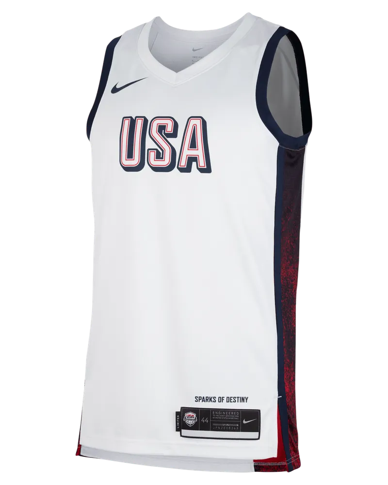 Nike USAB Limited Home  Basketballtrikot (Herren) - Weiß Weiß