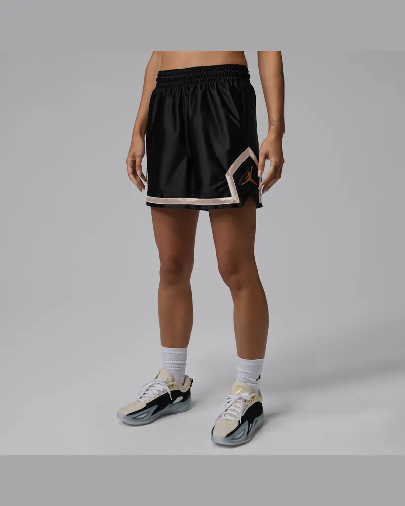 Jordan Sport Diamond Shorts mit Dri-FIT-Technologie (ca. 10 cm) (Damen) - Schwarz Schwarz