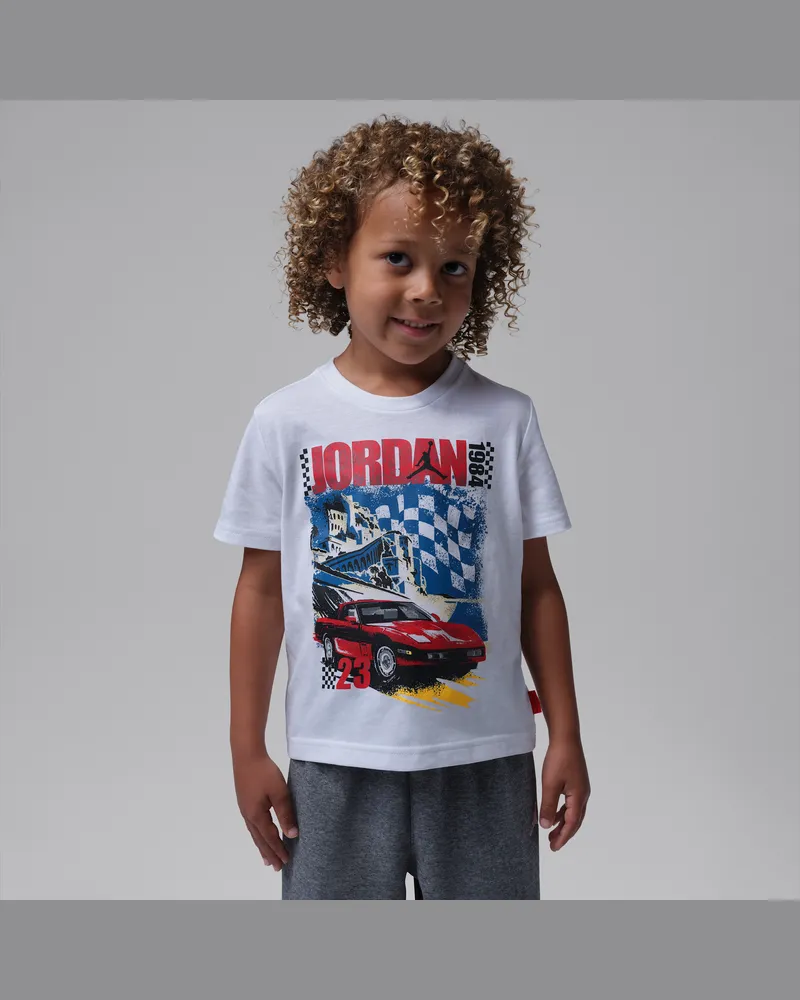 Jordan Brooklyn Auto '84 T-Shirt (Kleinkinder) - Weiß Weiß