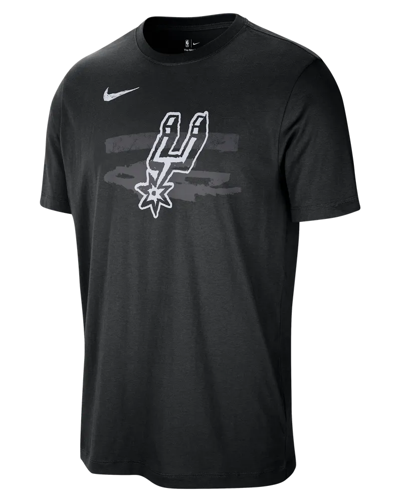 Nike San Antonio Spurs Courtside  NBA T-Shirt (Herren) - Schwarz Schwarz
