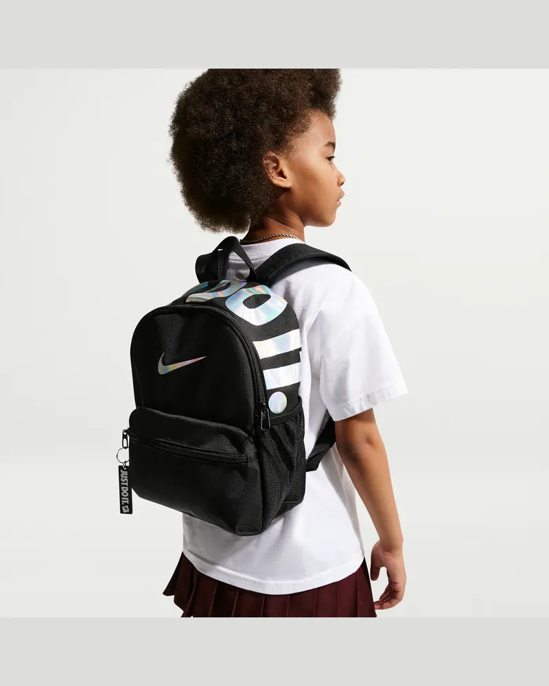 Nike JDI Rucksack 2.0 Minirucksack (11 l, Kinder) - Schwarz Schwarz