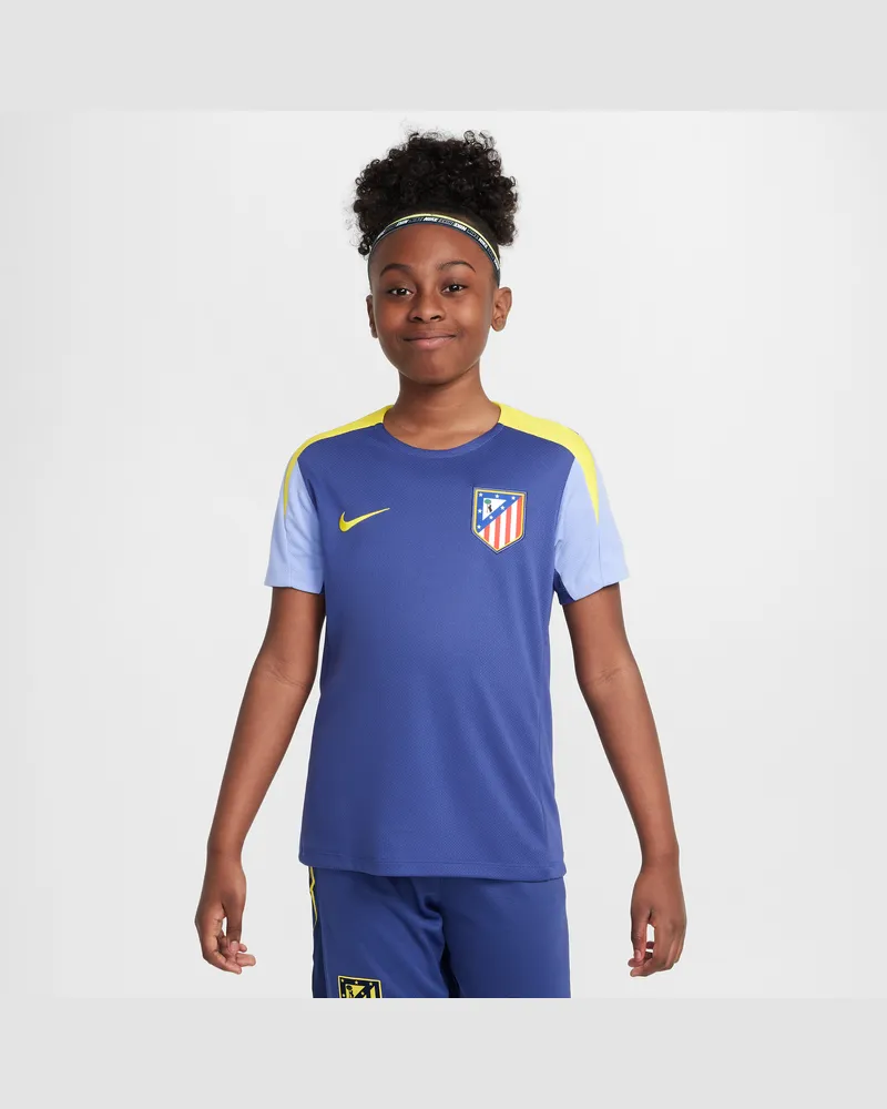 Nike Atlético Madrid Strike  Dri-FIT Fußball-Kurzarmshirt (ältere Kinder) - Lila Lila