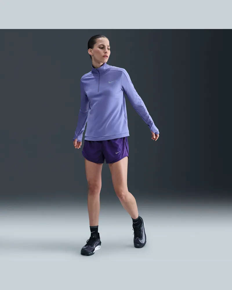 Nike Tempo Dri-Fit Laufshorts mit Innenslip und mittelhohem Bund (Damen) - Lila Lila