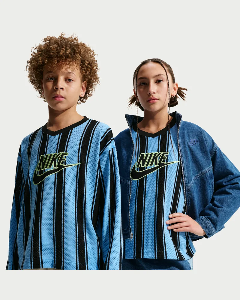 Nike Collection Longsleeve-Mesh-Trikot (ältere Kinder) - Blau Blau