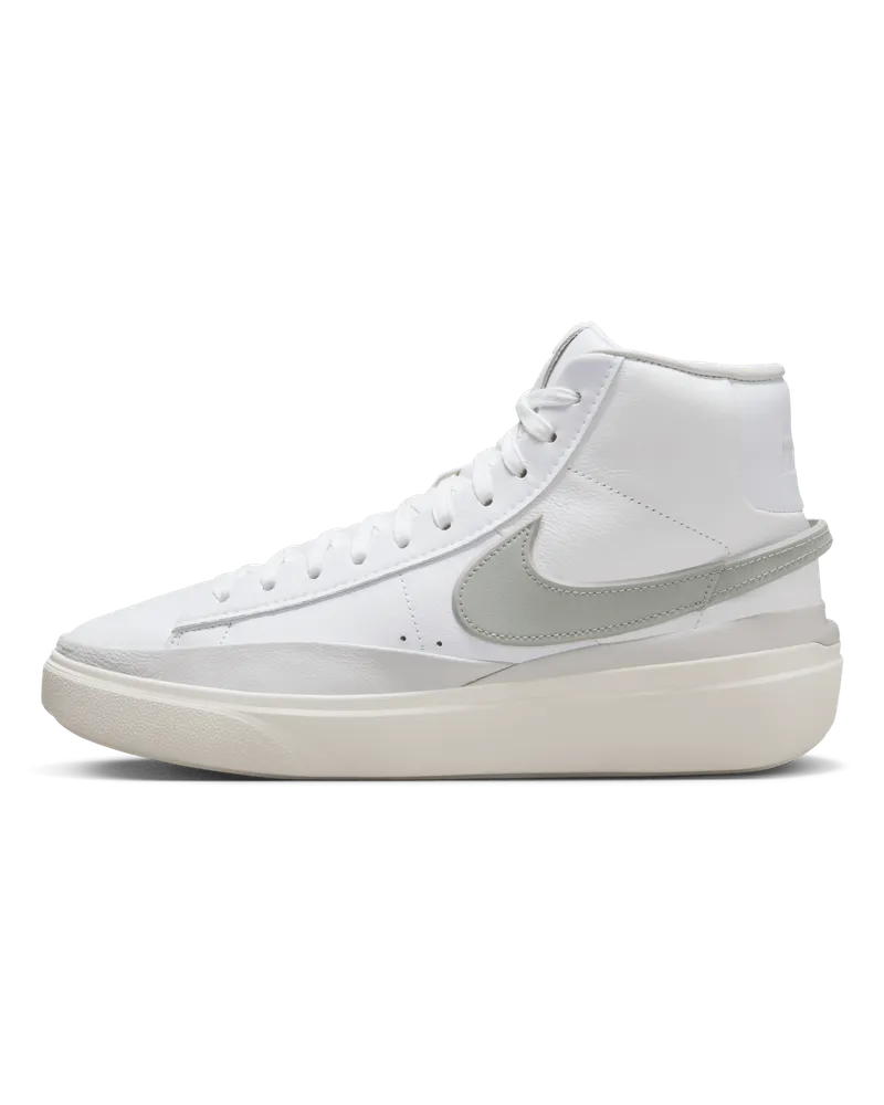 Nike Blazer Phantom Mid Sneaker - Weiß Weiß