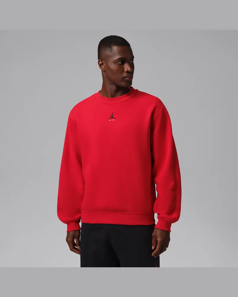 Jordan Brooklyn Sweatshirt mit Rundhalsausschnitt (Herren) - Rot Rot