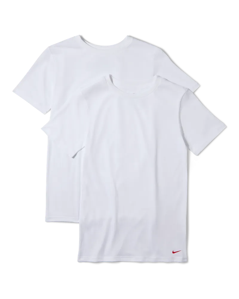 Nike Unterhemd mit Rundhalsausschnitt (ältere Kinder) (2er-Pack) - Weiß Weiß