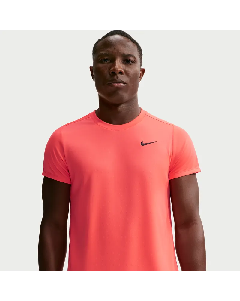 Nike Court Victory Dri-FIT Tennisoberteil für Herren - Rot Rot