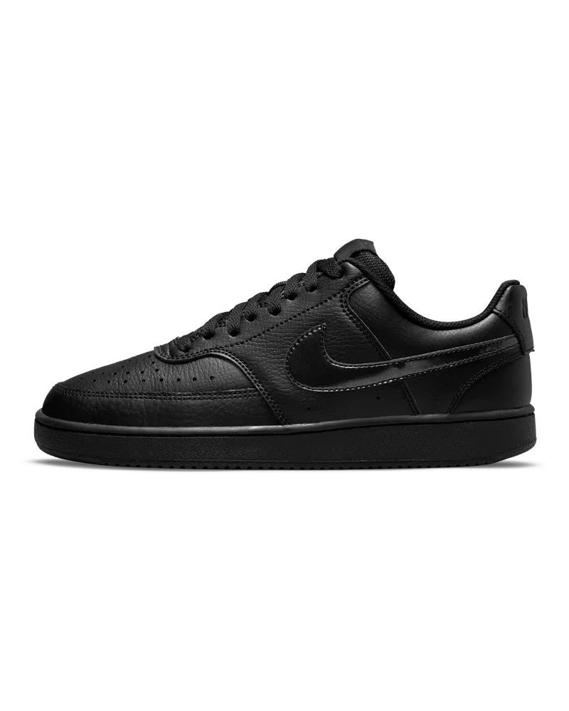 Nike Court Vision Low Damenschuh - Schwarz Schwarz