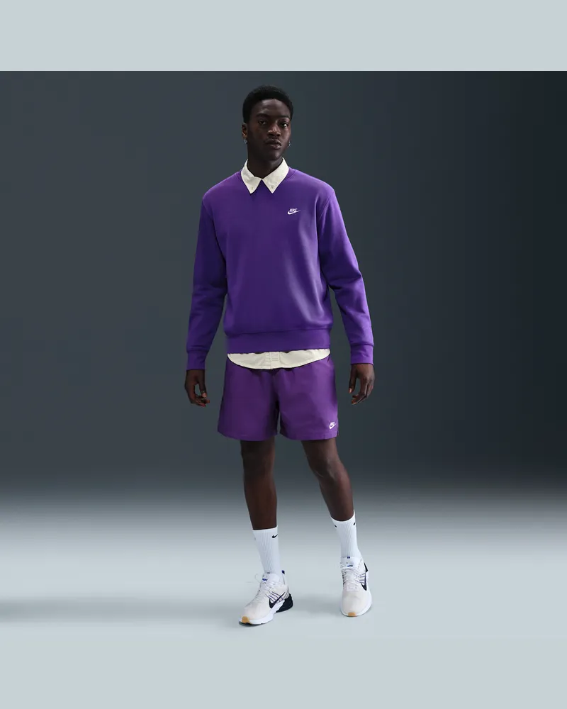 Nike Club Flow-Webshorts für Herren - Lila Lila