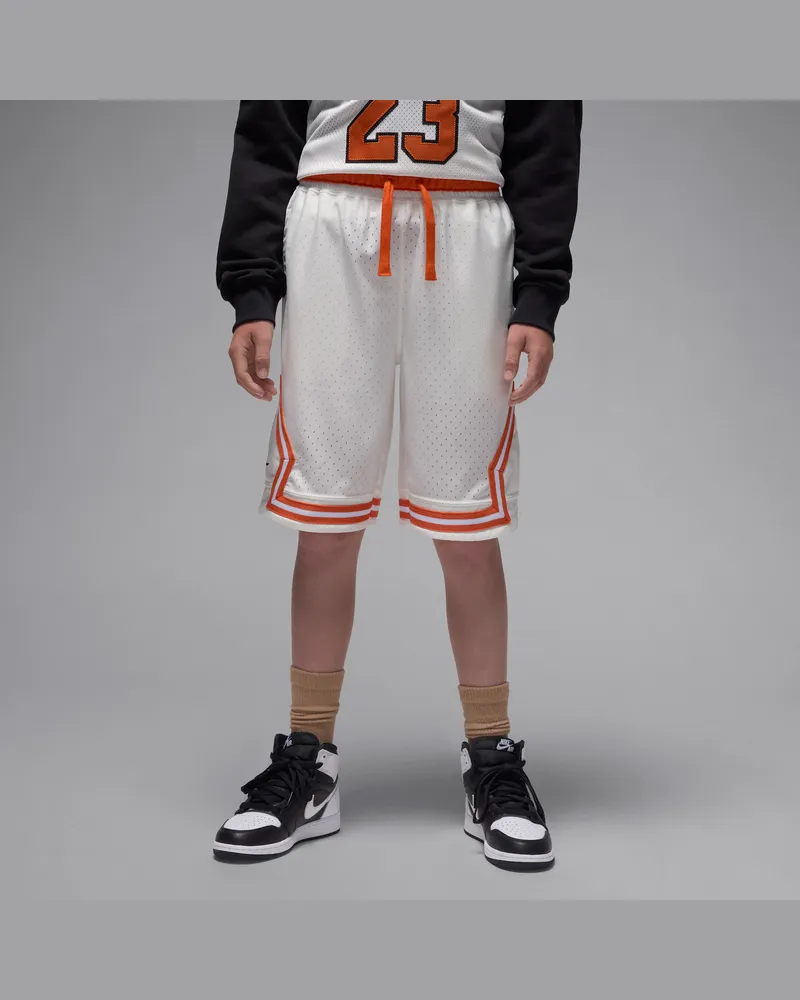 Jordan Sport Dri-FIT Diamond Shorts für ältere Kinder - Weiß Weiß