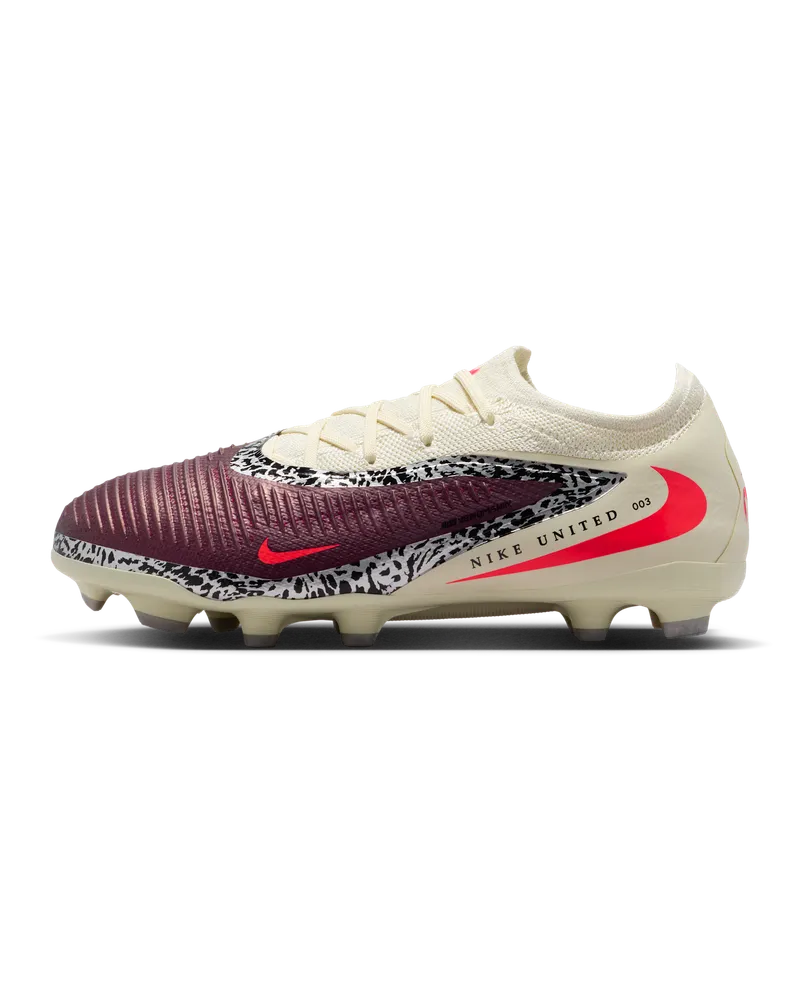 Nike United Jr. Phantom 6 Low Pro Fußballschuh für verschiedene Böden (ältere Kinder) - Rot Rot