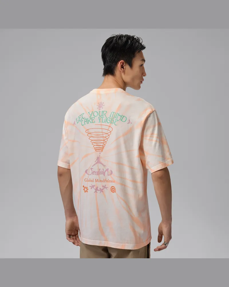 Jordan Brooklyn Festival-T-Shirt mit Batik-Design (Herren) - Weiß Weiß