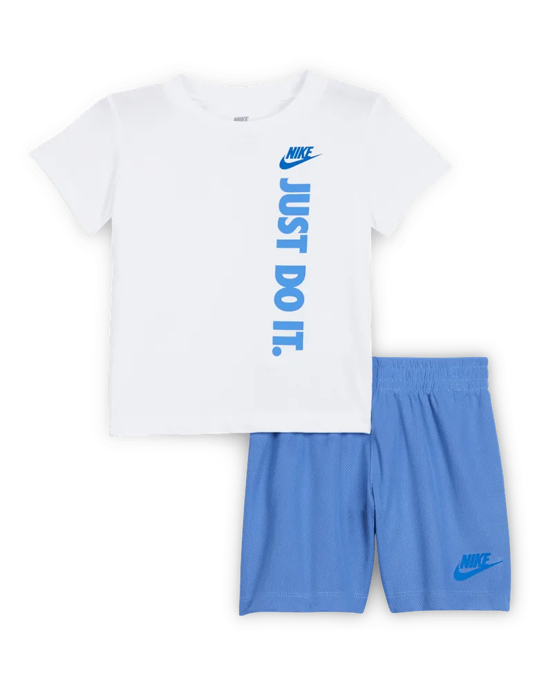 Nike Set aus Graphic-T-Shirt und Shorts (Babys, 12–24 M) - Blau Blau