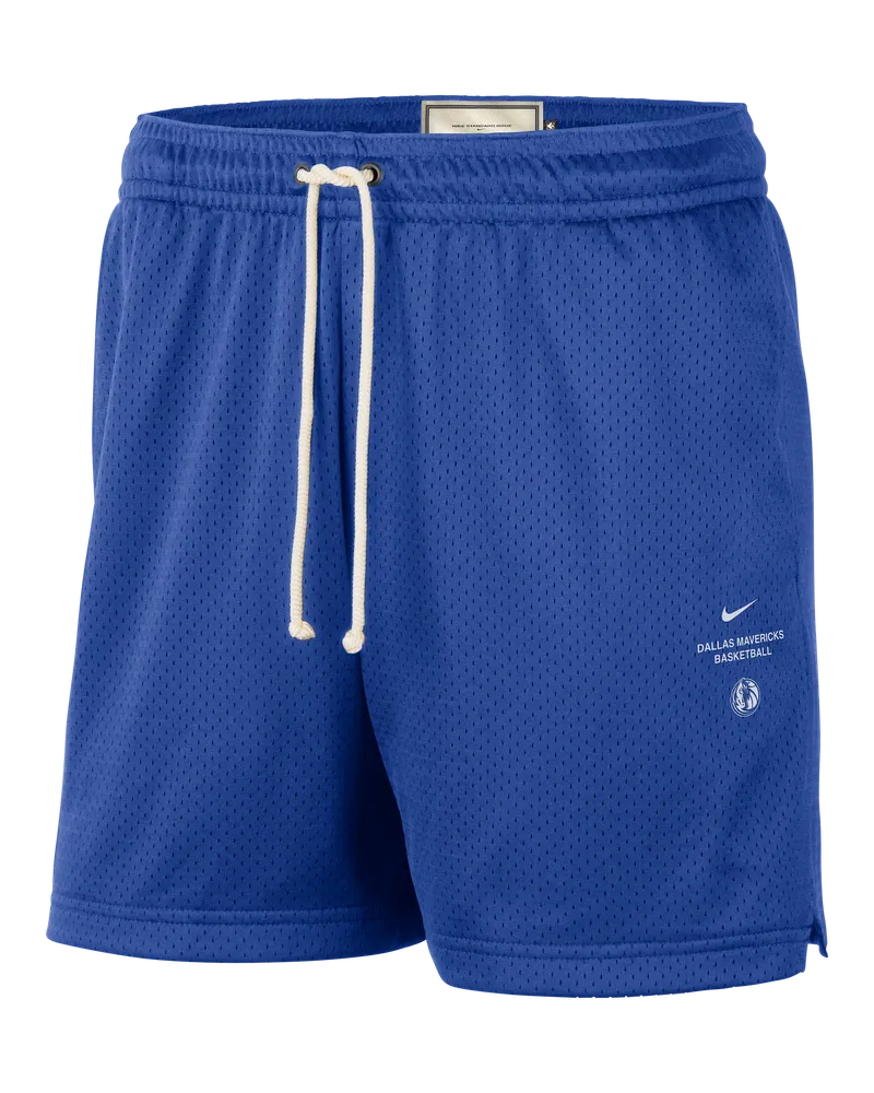 Nike Dallas Mavericks Standard Issue Dri-FIT-Basketballshorts aus Mesh (Herren, ca. 13 cm) - Blau Blau