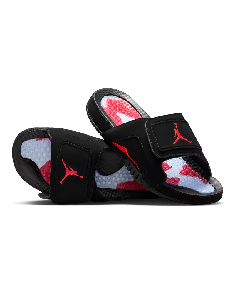 Jordan Hydro VI Retro Slides - Schwarz Schwarz