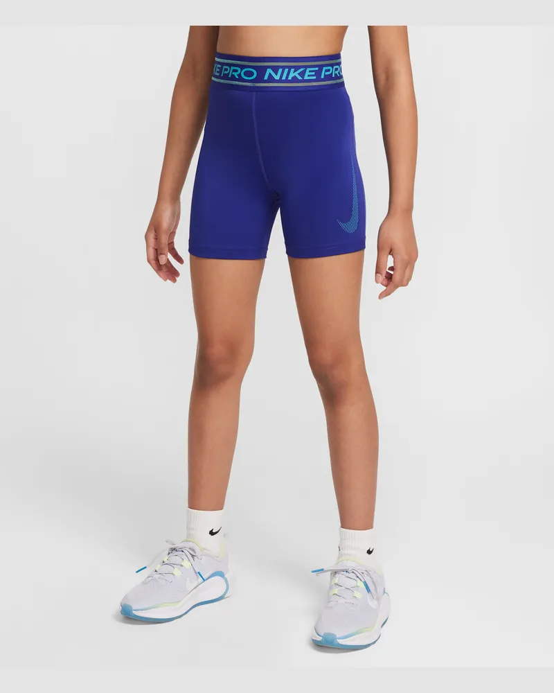 Nike Pro Shorts (Mädchen, ca. 7,5 cm) - Lila Lila