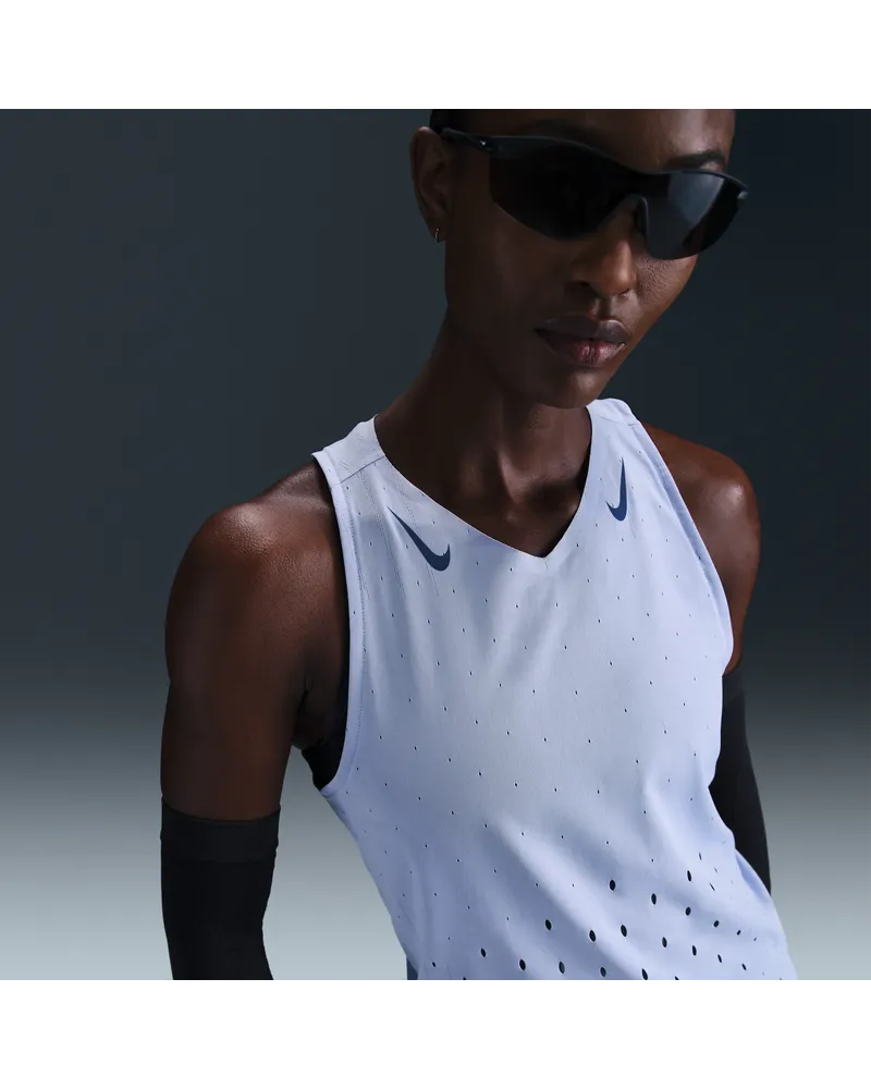 Nike AeroSwift Dri-FIT ADV Lauf-Singlet für Damen - Grau Grau