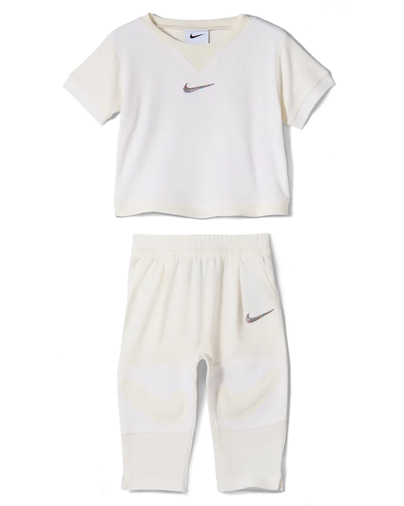 Nike Ready, Set! Set aus T-Shirt und Jogger für Babys - Weiß Weiß