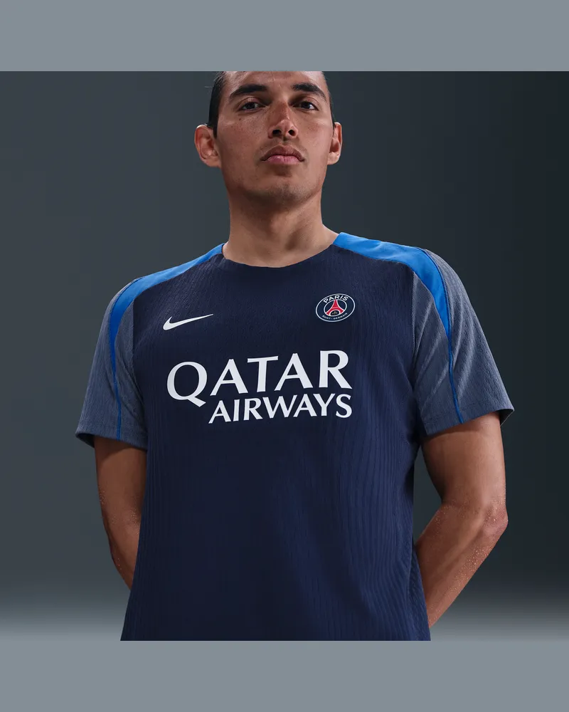 Nike Paris Saint-Germain Strike Elite  Dri-FIT ADV Kurzarm-Fußballoberteil (Herren) - Blau Blau