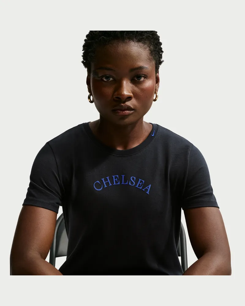 Nike FC Chelsea  Fußball-T-Shirt (Damen) - Blau Blau