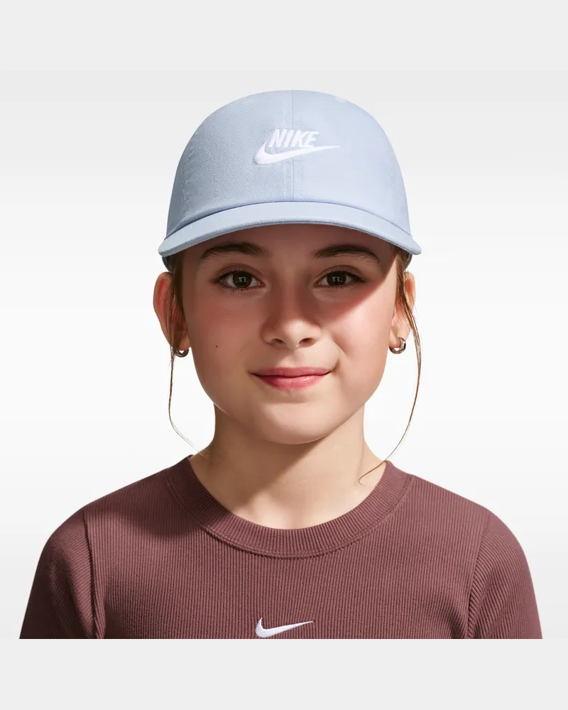 Nike Club unstrukturierte Futura Wash-Cap für Kinder - Grau Grau