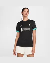 Nike Liverpool FC 2024/25 Stadium Away  Dri-FIT Replica Fußballtrikot (Damen) - Schwarz Schwarz