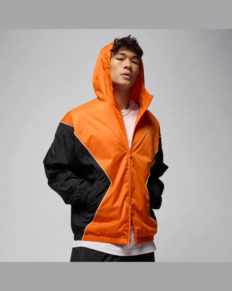 Jordan Brooklyn Draft-Jacke mit Kapuze (Herren) - Orange Orange