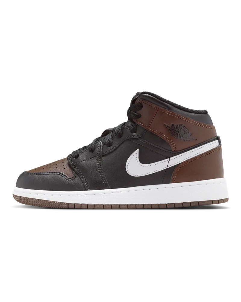 Jordan Air  1 Mid Schuh für ältere Kinder - Braun Braun