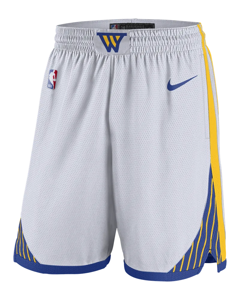 Nike Golden State Warriors 2024/25 Association Edition  Dri-FIT NBA Swingman-Shorts (Herren) - Weiß Weiß