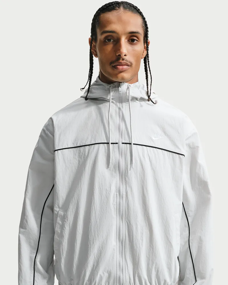 Nike Club Jacke mit Kapuze (Herren) - Grau Grau