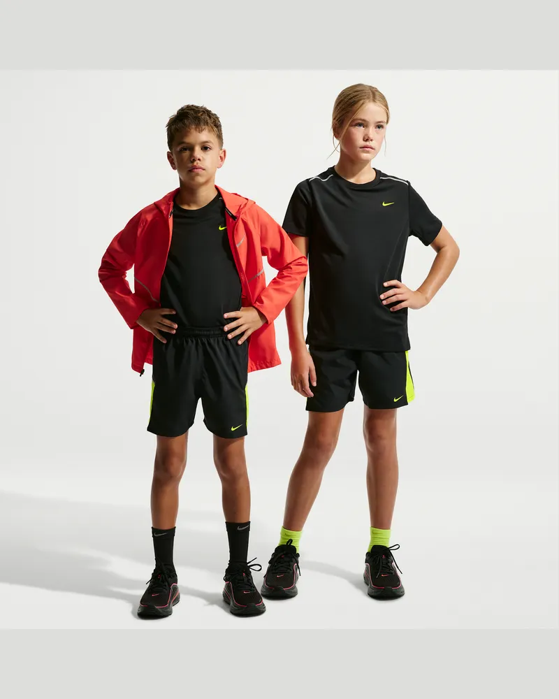 Nike Miler Dri-FIT Trainingsshorts (ältere Kinder) - Schwarz Schwarz